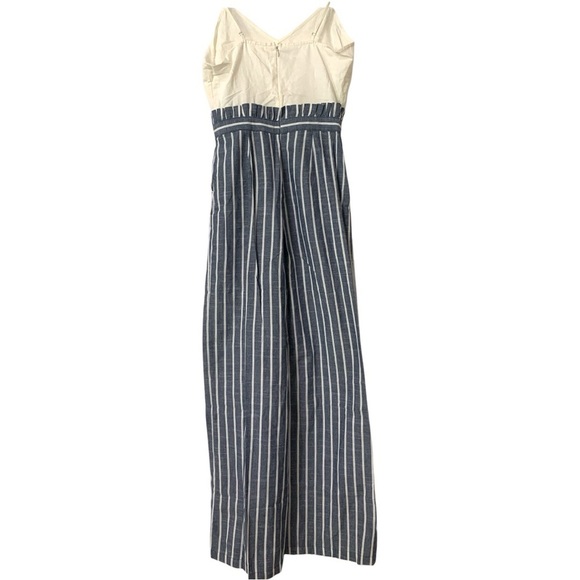 LYDELL Striped Jumpsuit with White Top small - Picture 2 of 7